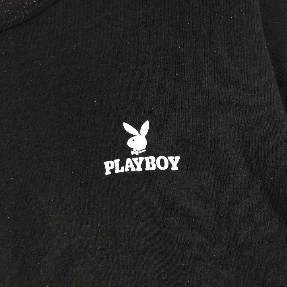 Playboy Vintage PLAYBOY BIG BUNNY Black Sweatshirt - image 5