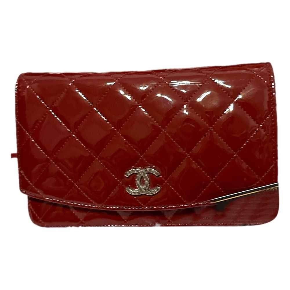 Chanel Trendy Cc Wallet on Chain patent leather c… - image 1