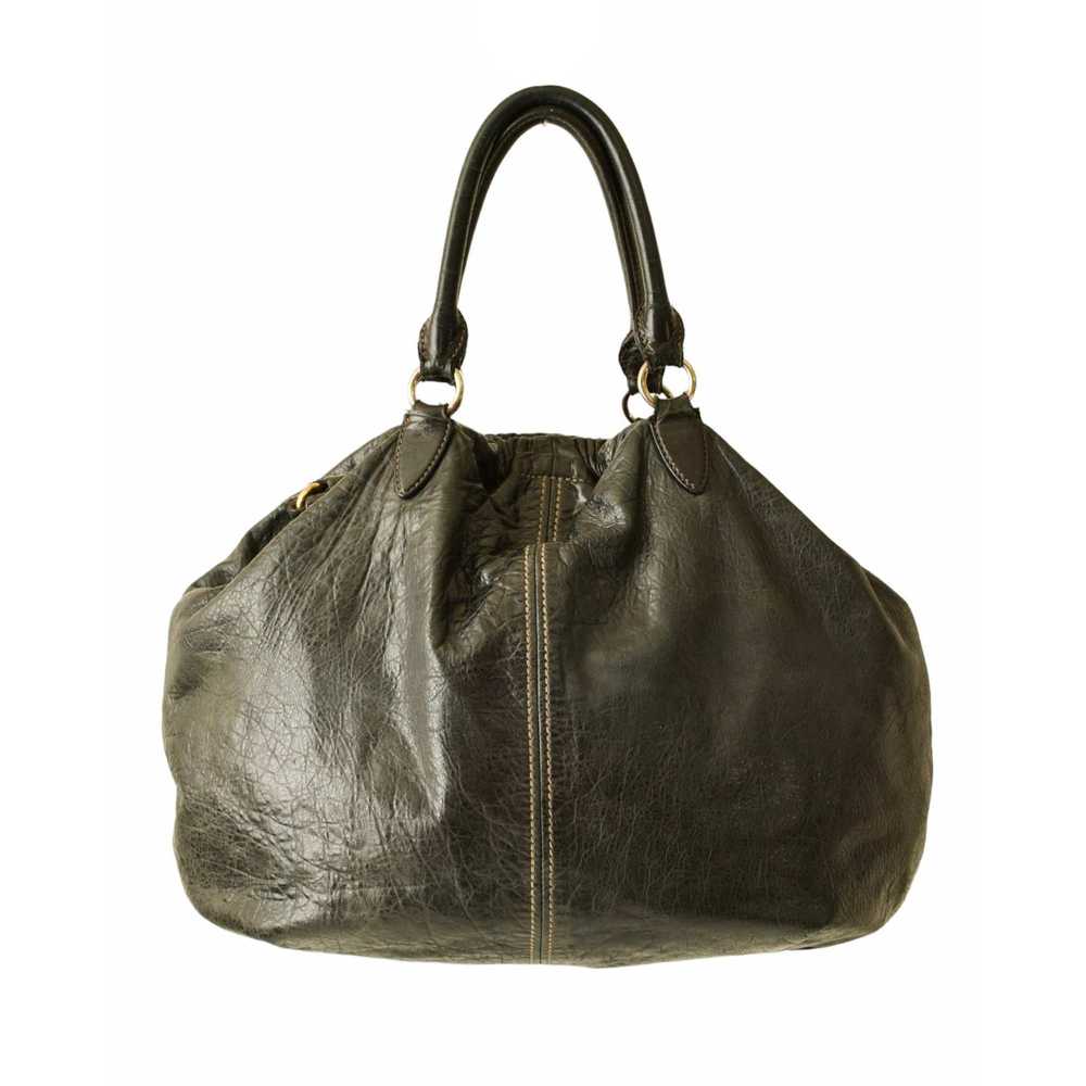 Miu Miu Large Satchel in black leather shopping b… - image 1