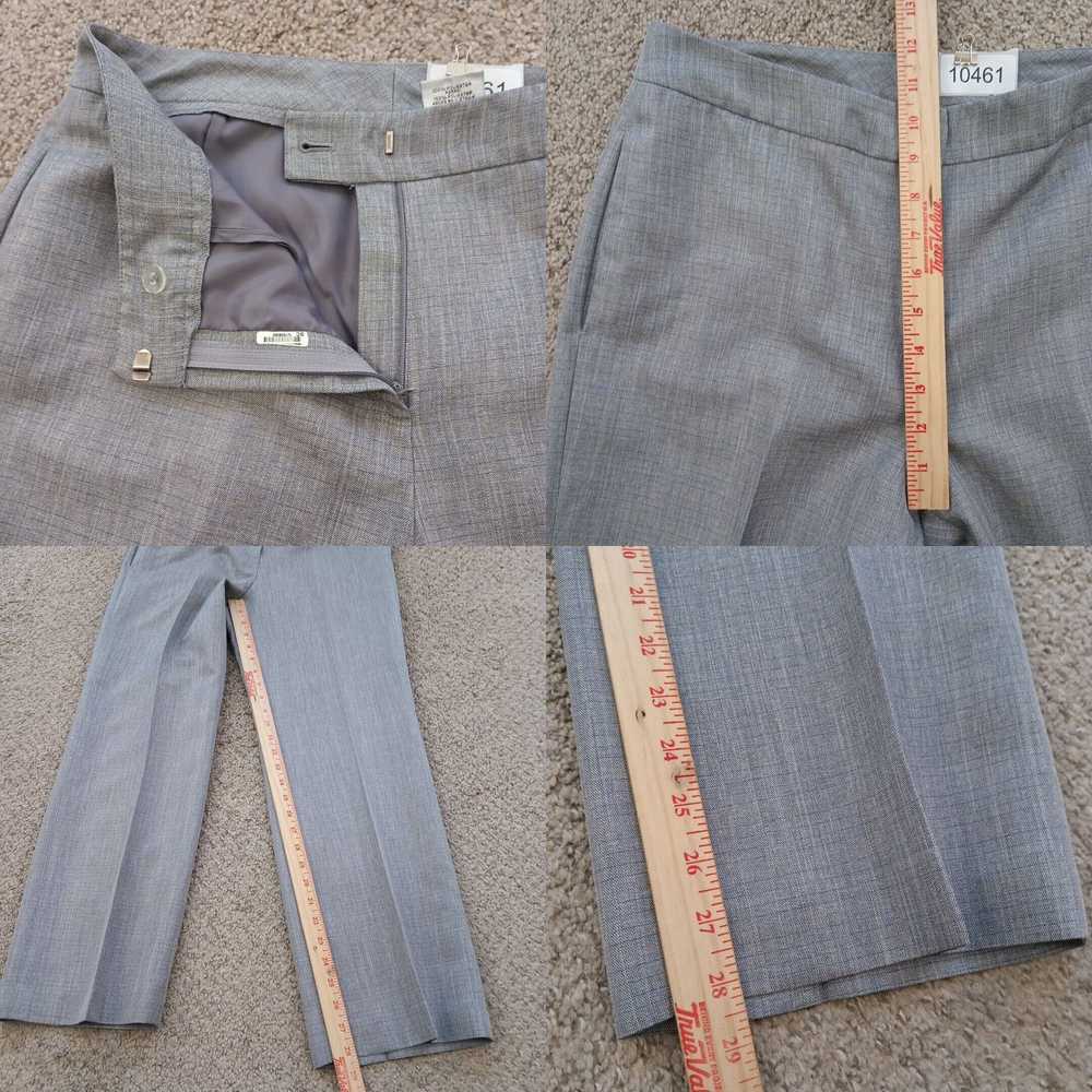 Kasper Kasper Dress Pants Womens Size 4P Gray Blu… - image 4