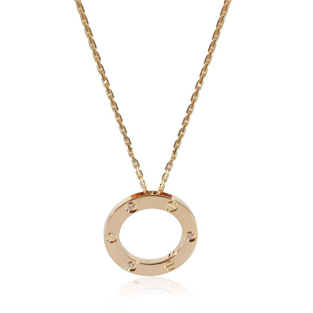 Cartier Cartier Love Circle Necklace in 18k Yello… - image 1