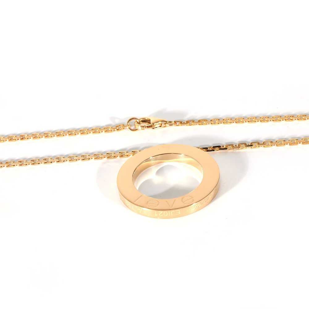 Cartier Cartier Love Circle Necklace in 18k Yello… - image 3