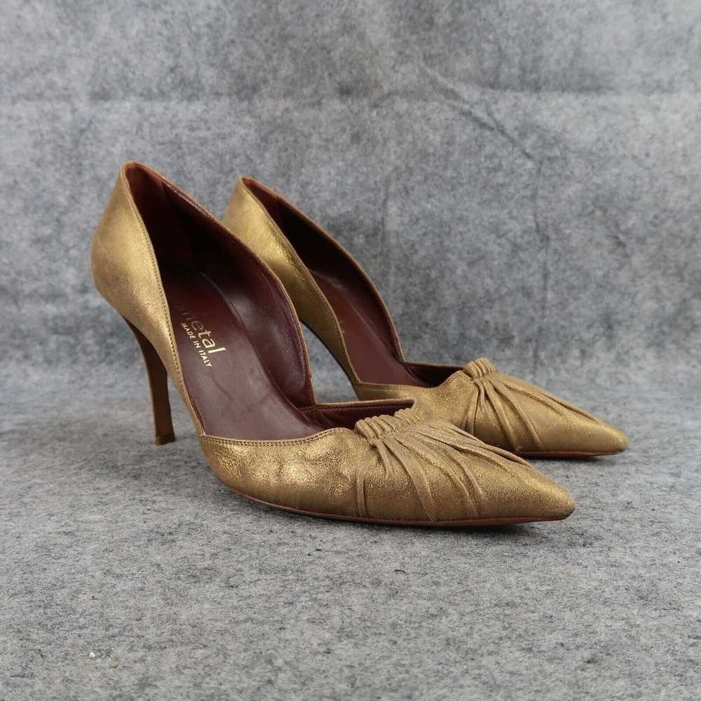 Gunmetal Shoes Womens 37.5 Pumps Fashion Stiletto… - image 1