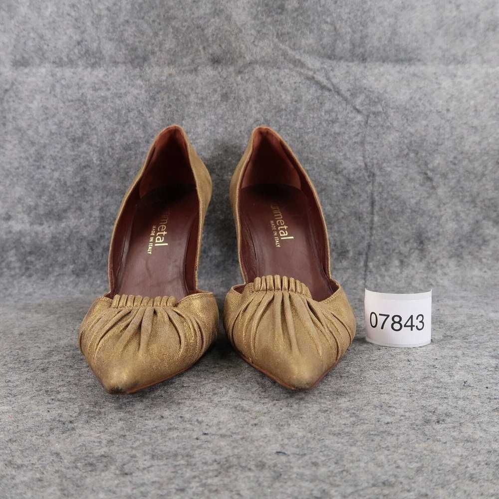 Gunmetal Shoes Womens 37.5 Pumps Fashion Stiletto… - image 3