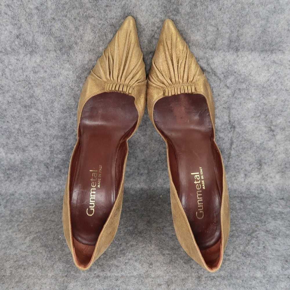 Gunmetal Shoes Womens 37.5 Pumps Fashion Stiletto… - image 8