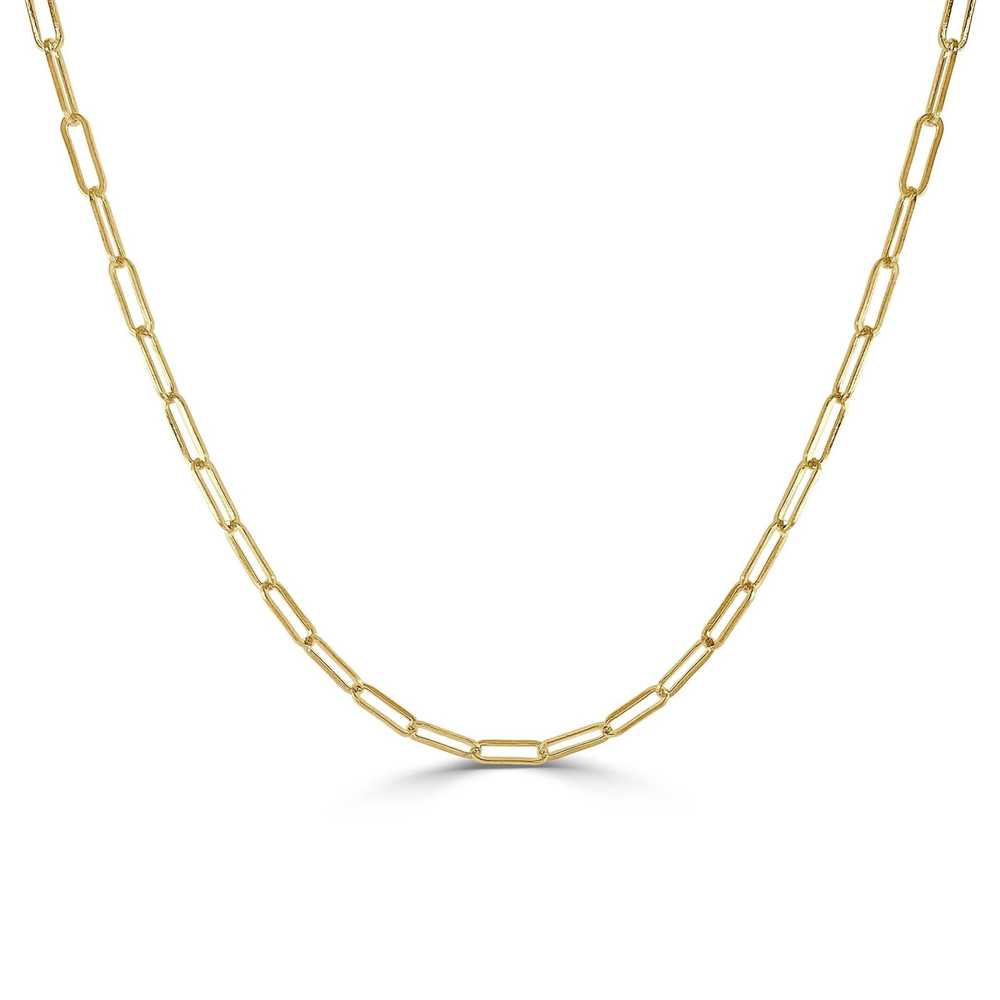 Cartier Paperclip Link Necklace in 14K Yellow Gold - image 1