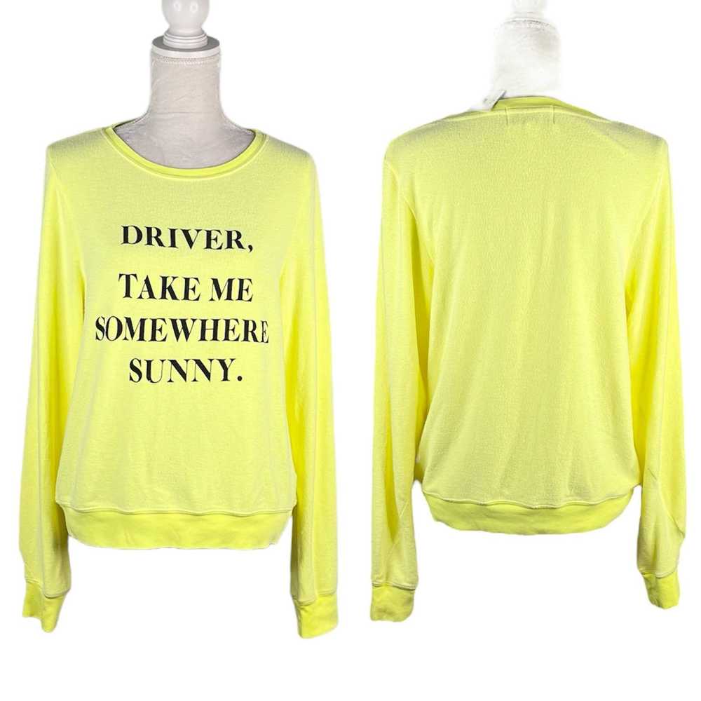 Wildfox Wildfox Sweater Driver Take Me Somewhere … - image 1