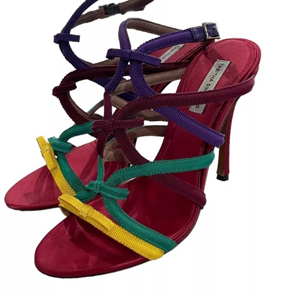 Tabitha Simmons Multicolor Bowrama Heels EU size … - image 1