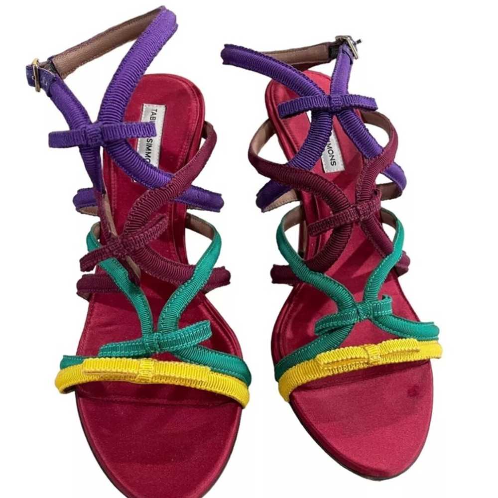 Tabitha Simmons Multicolor Bowrama Heels EU size … - image 2