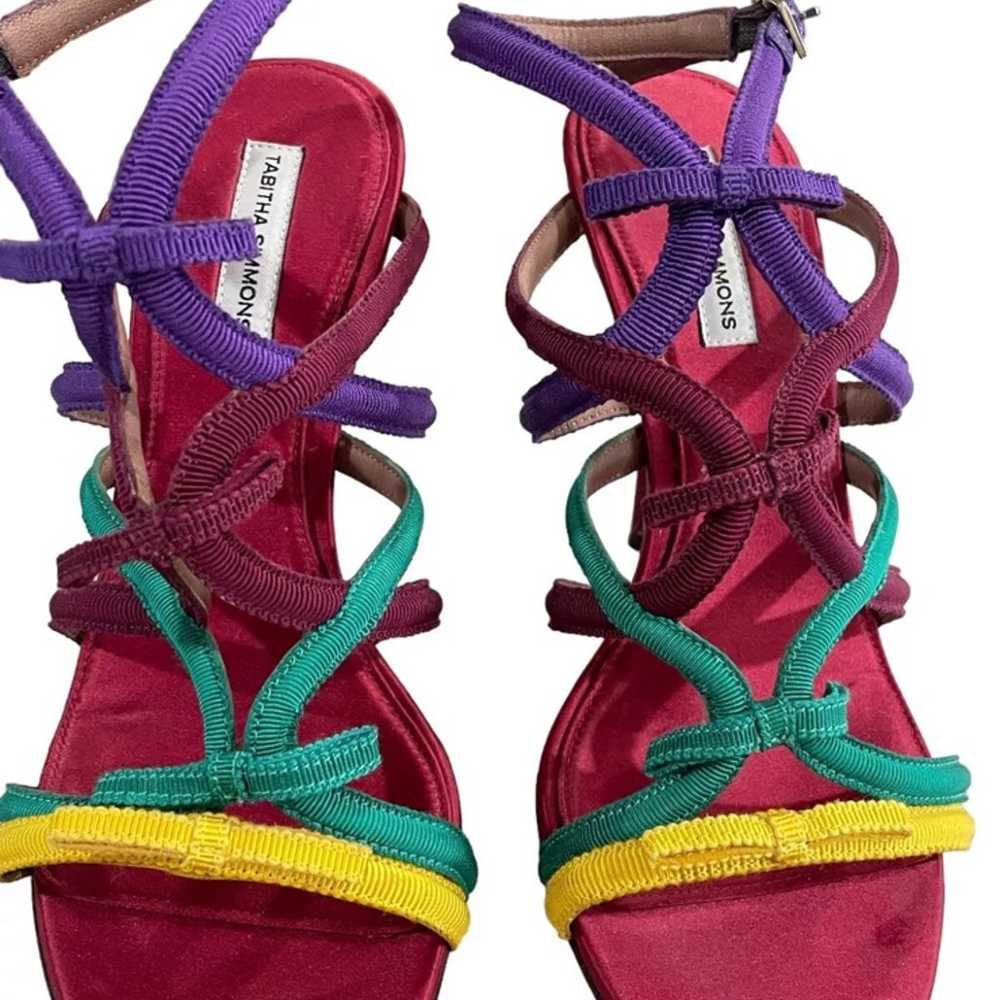 Tabitha Simmons Multicolor Bowrama Heels EU size … - image 4