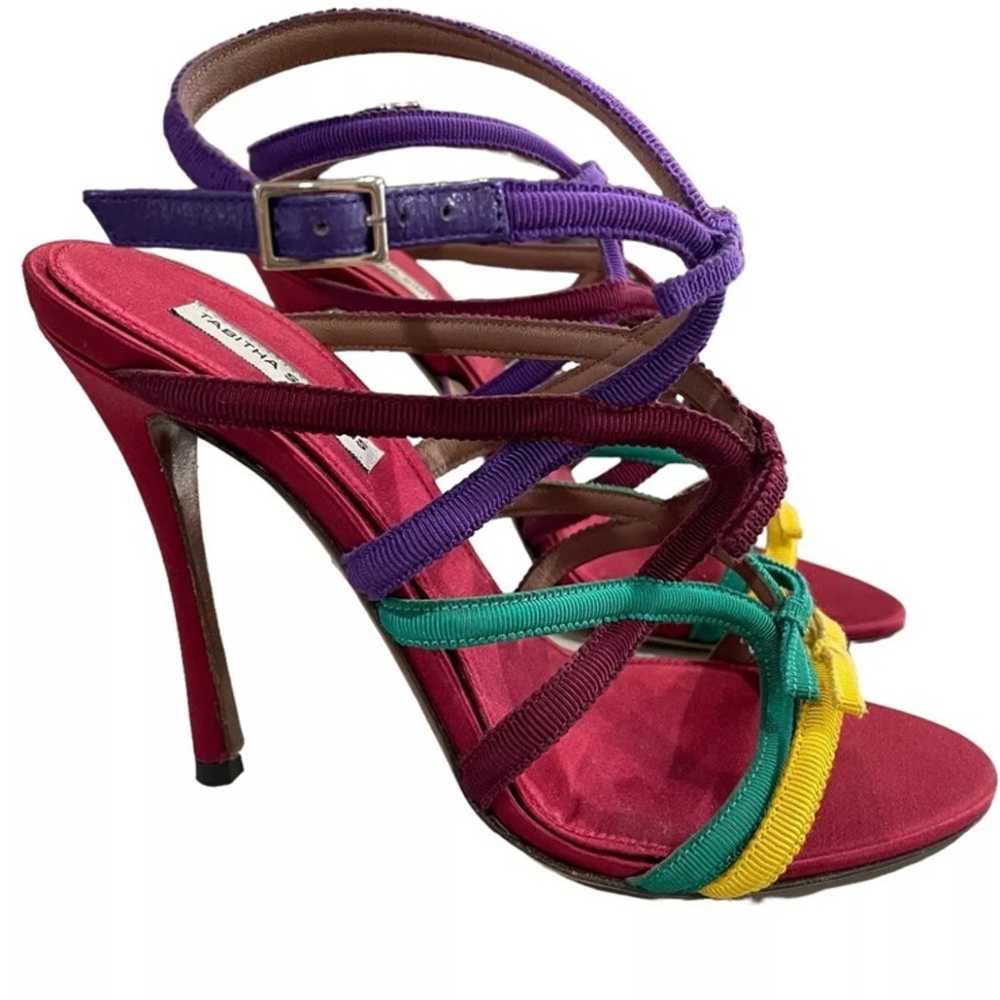 Tabitha Simmons Multicolor Bowrama Heels EU size … - image 5