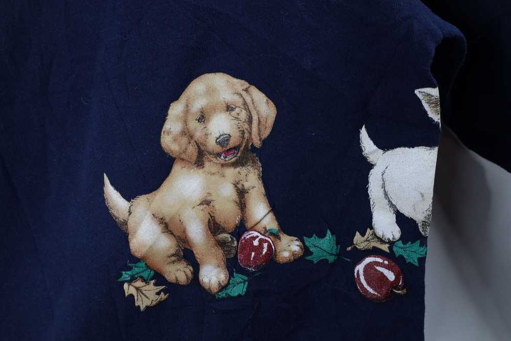 Vintage Vintage 90s Country Primitive Puppy Dog A… - image 8