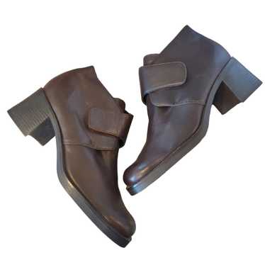 Croft & Barrow Vintage 90s Expresso Brown Leather… - image 1