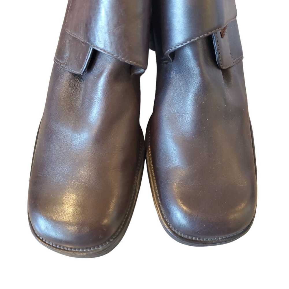 Croft & Barrow Vintage 90s Expresso Brown Leather… - image 7