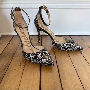 Sam Edelman Harlow Brocade Ankle Strap Heels Size 8.5 on sale New!