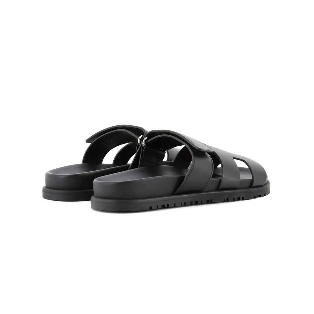 Hermès Leather sandal - image 3