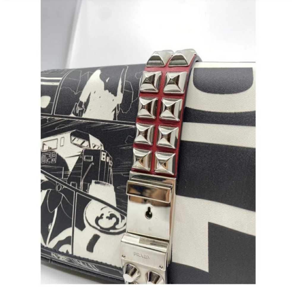Prada Elektra leather clutch bag - image 4