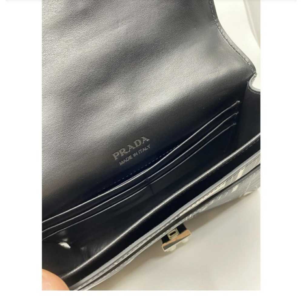 Prada Elektra leather clutch bag - image 7