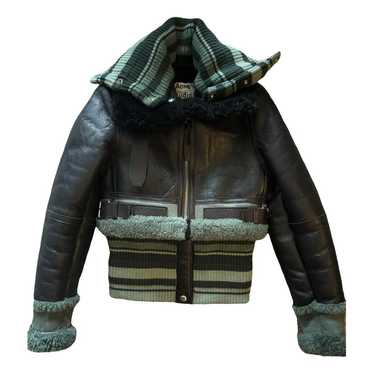 Acne Studios Leather biker jacket - image 1