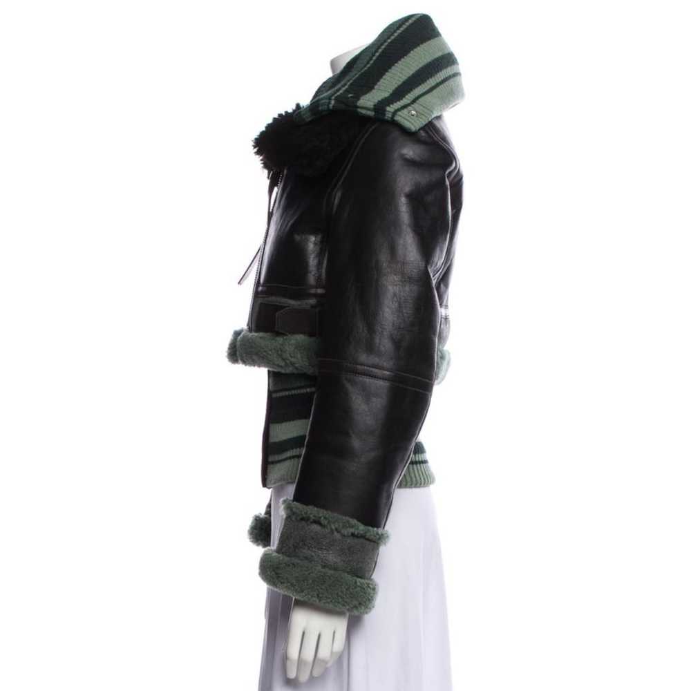 Acne Studios Leather biker jacket - image 4