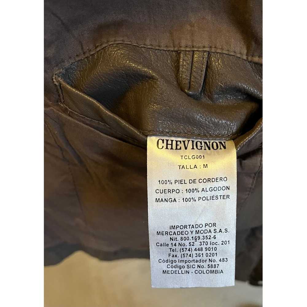 Chevignon Leather jacket - image 3