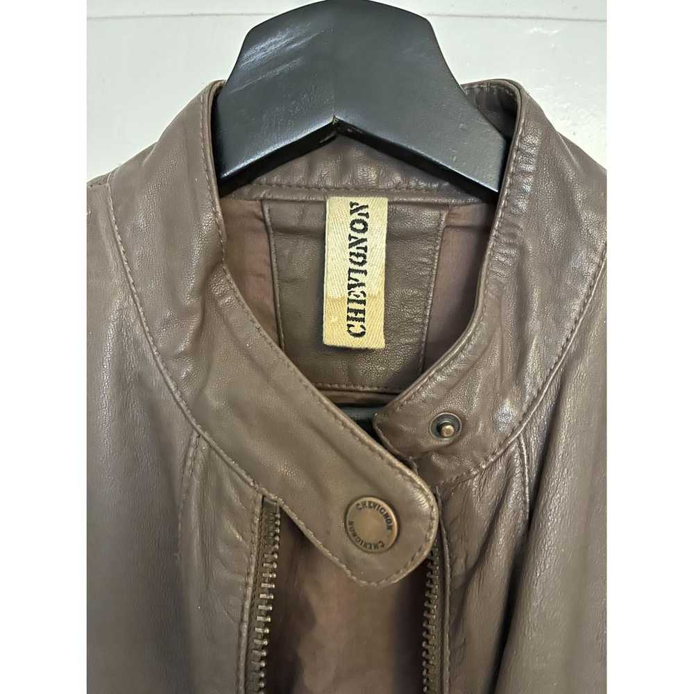 Chevignon Leather jacket - image 4