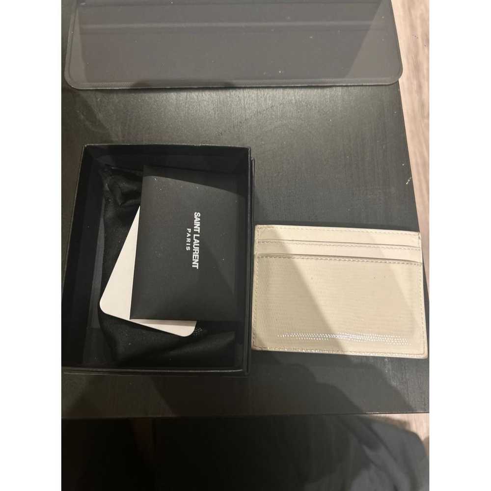 Yves Saint Laurent Leather card wallet - image 10
