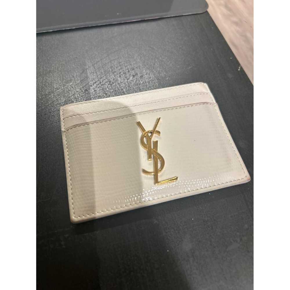 Yves Saint Laurent Leather card wallet - image 2
