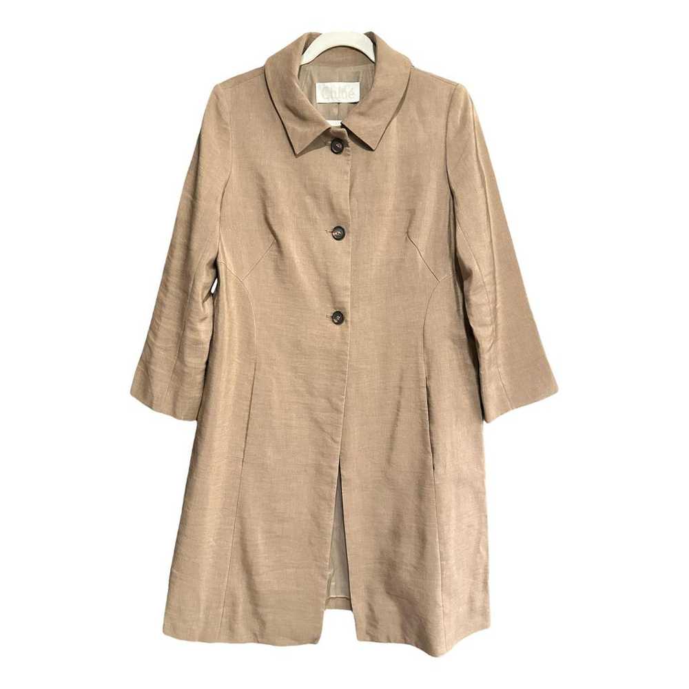 Chloé Linen trench coat - image 1