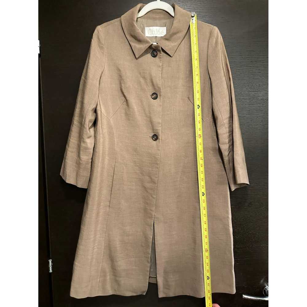 Chloé Linen trench coat - image 8