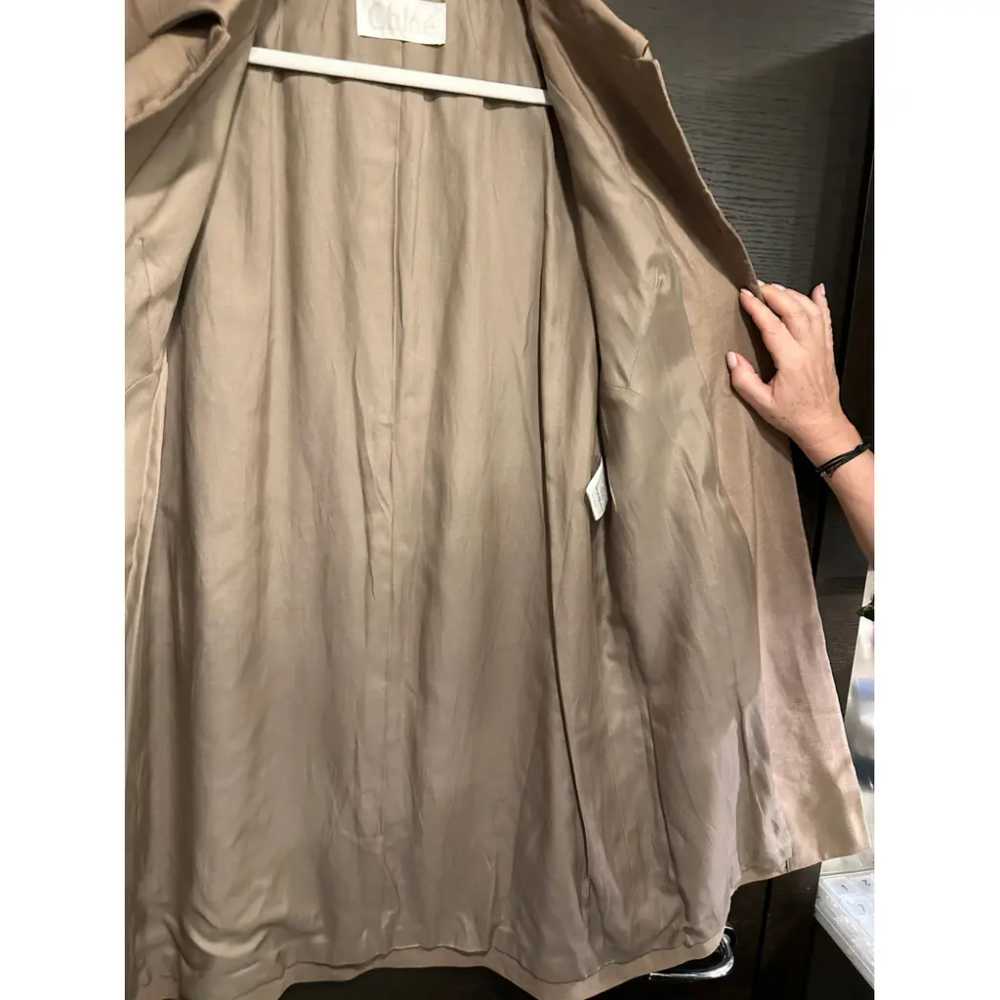 Chloé Linen trench coat - image 9