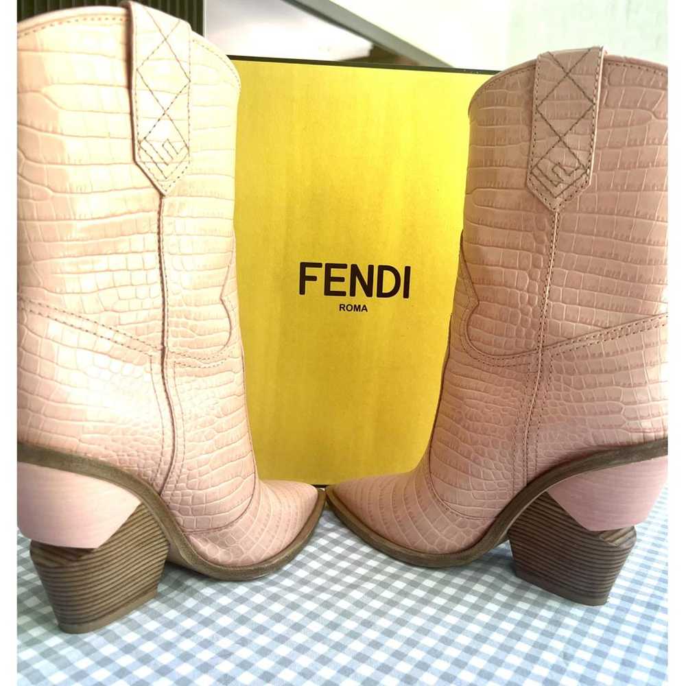 Fendi Cowboy leather cowboy boots - image 3