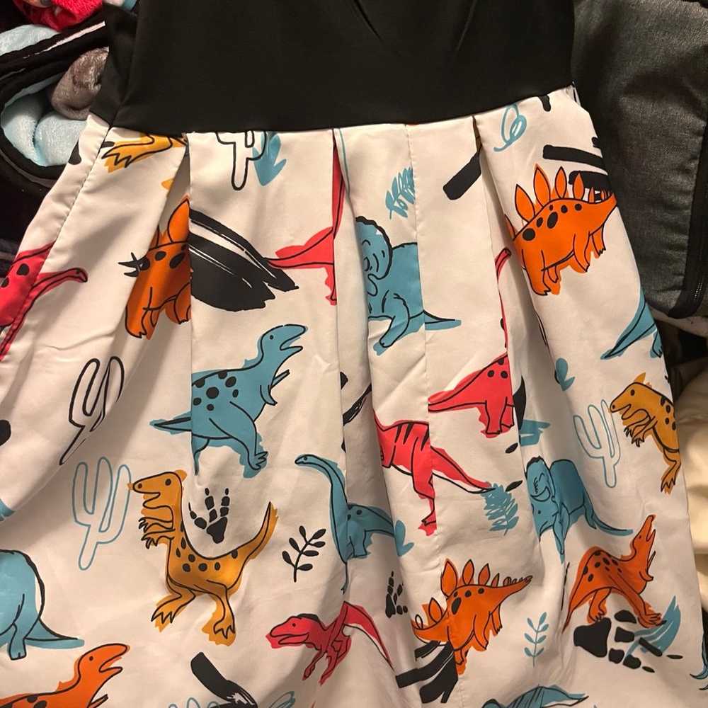 Cute Dinosaur themed dress - image 5