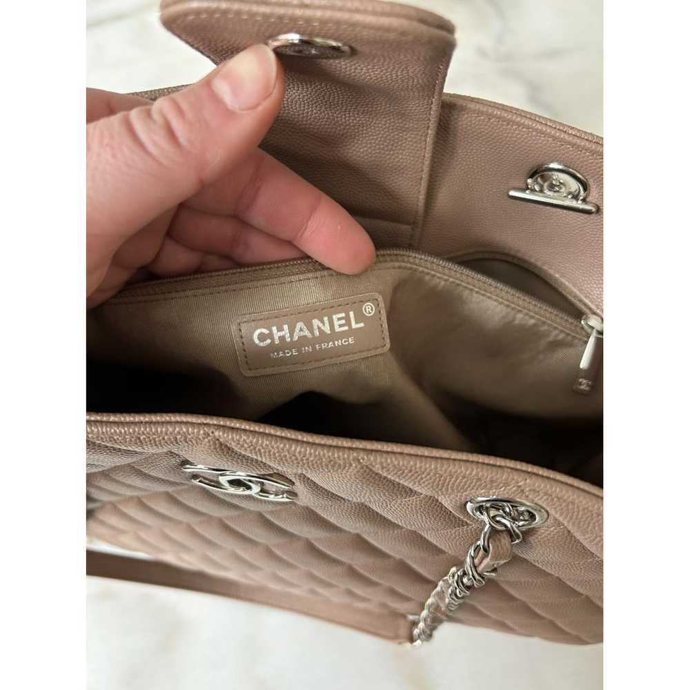 Chanel Classic Cc Shopping leather tote - image 7