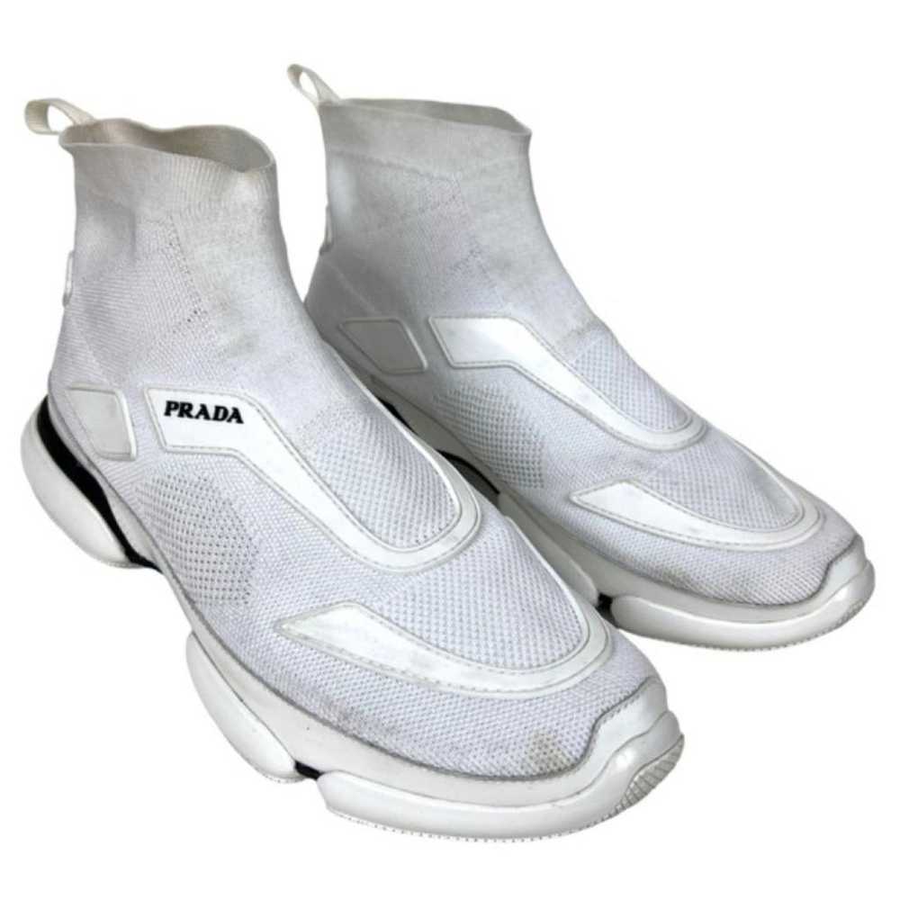 Prada Cloth high trainers - image 2