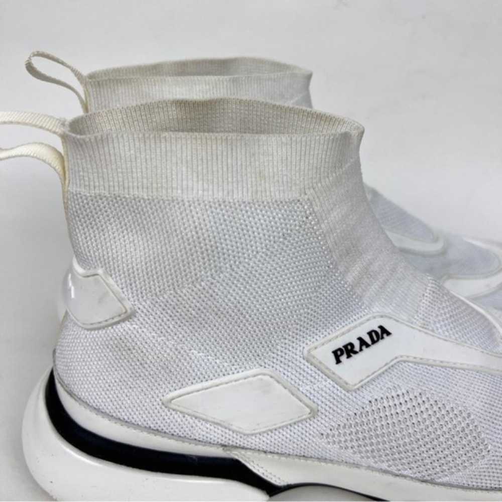 Prada Cloth high trainers - image 4