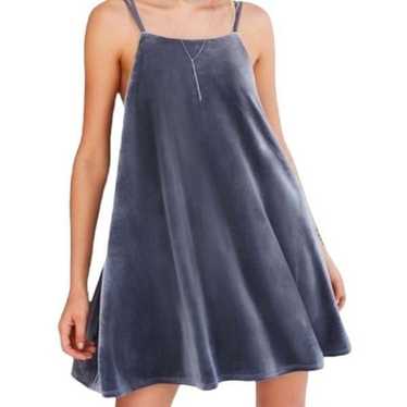 Kimchi Blue Strap Velvet Mini Dress in Size XS - image 1