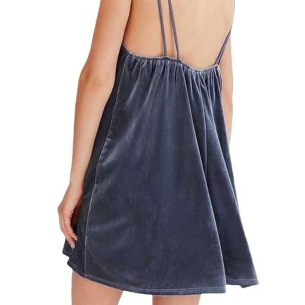 Kimchi Blue Strap Velvet Mini Dress in Size XS - image 2