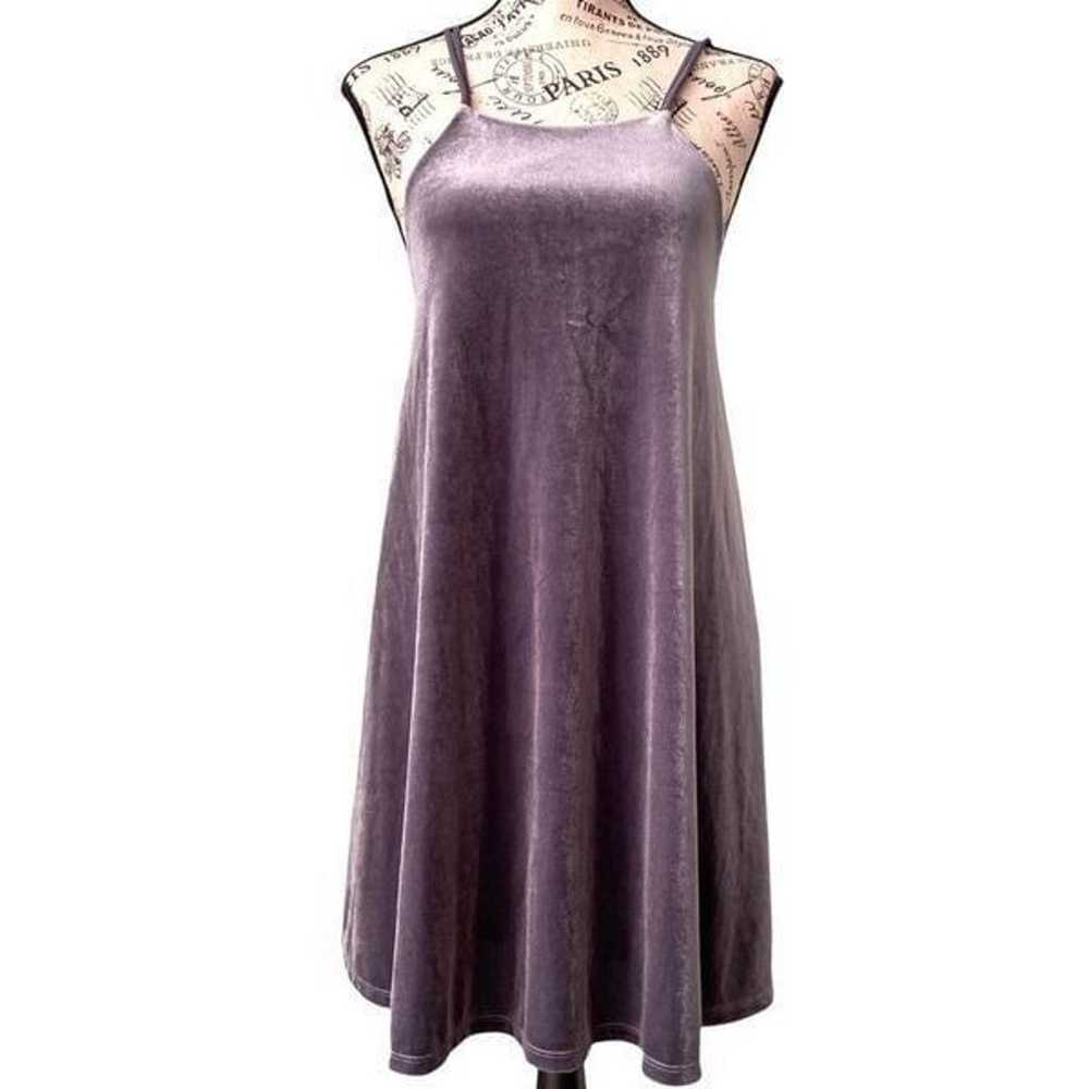 Kimchi Blue Strap Velvet Mini Dress in Size XS - image 3