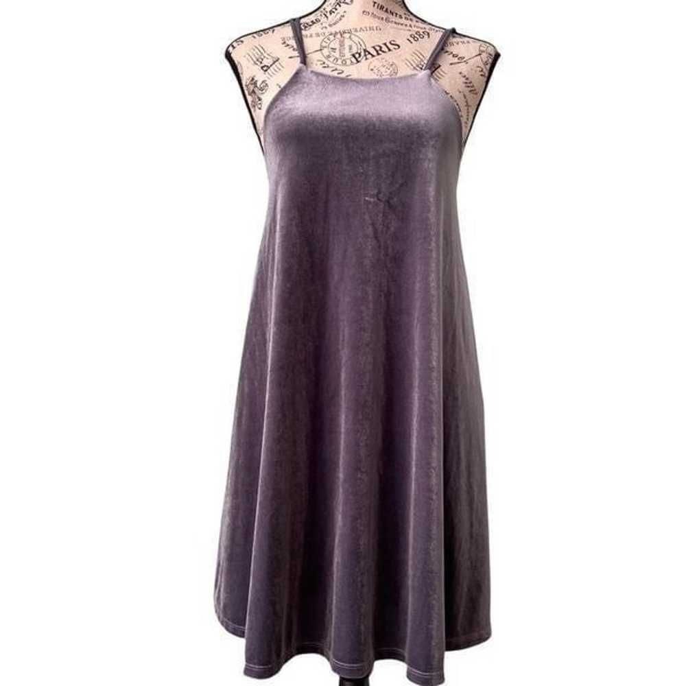 Kimchi Blue Strap Velvet Mini Dress in Size XS - image 5