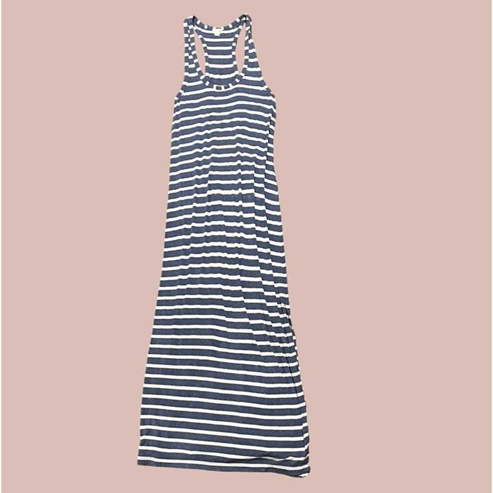 J Crew Womens Striped Tank Maxi Dress Size S Moda… - image 1
