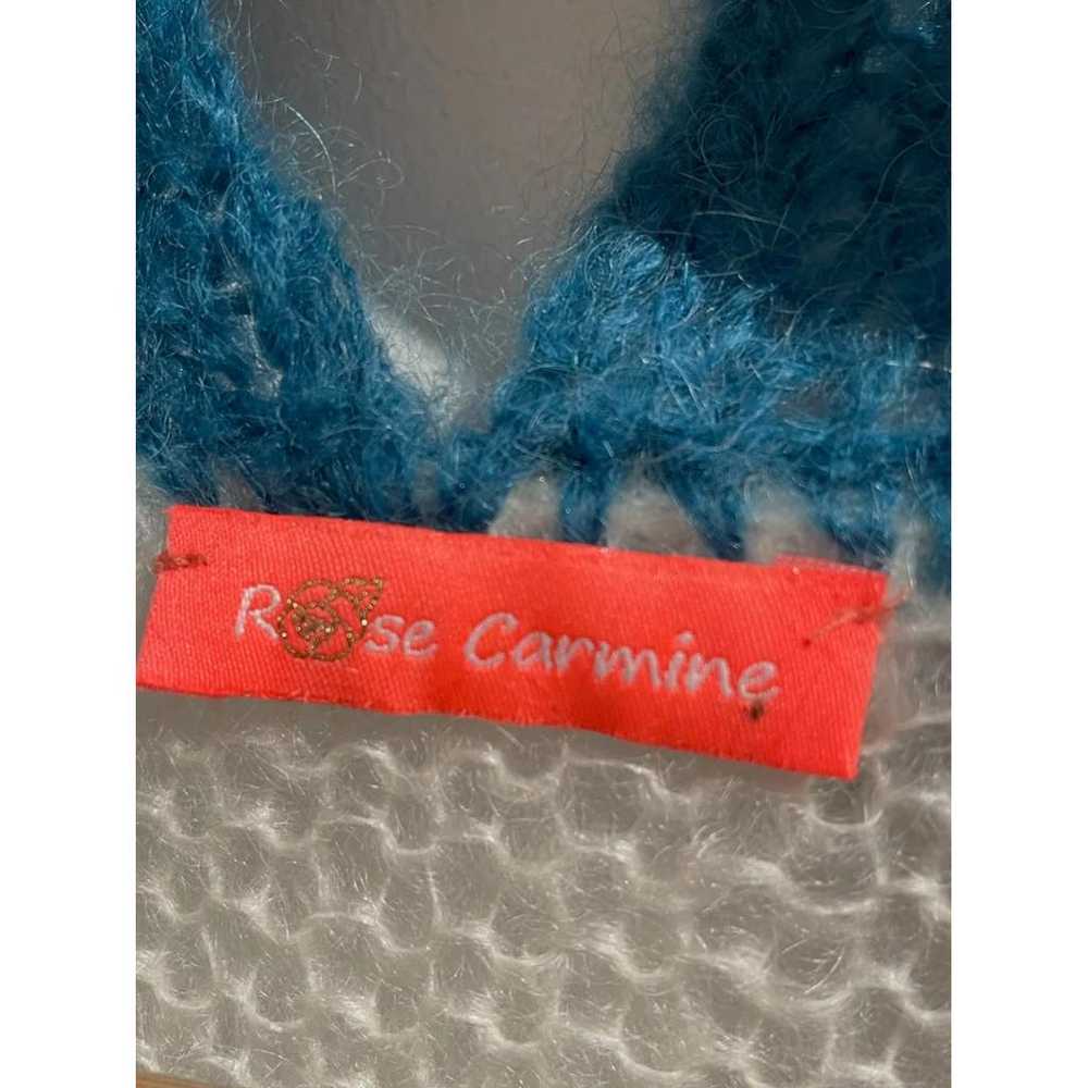 Rose Carmine Wool cardigan - image 4