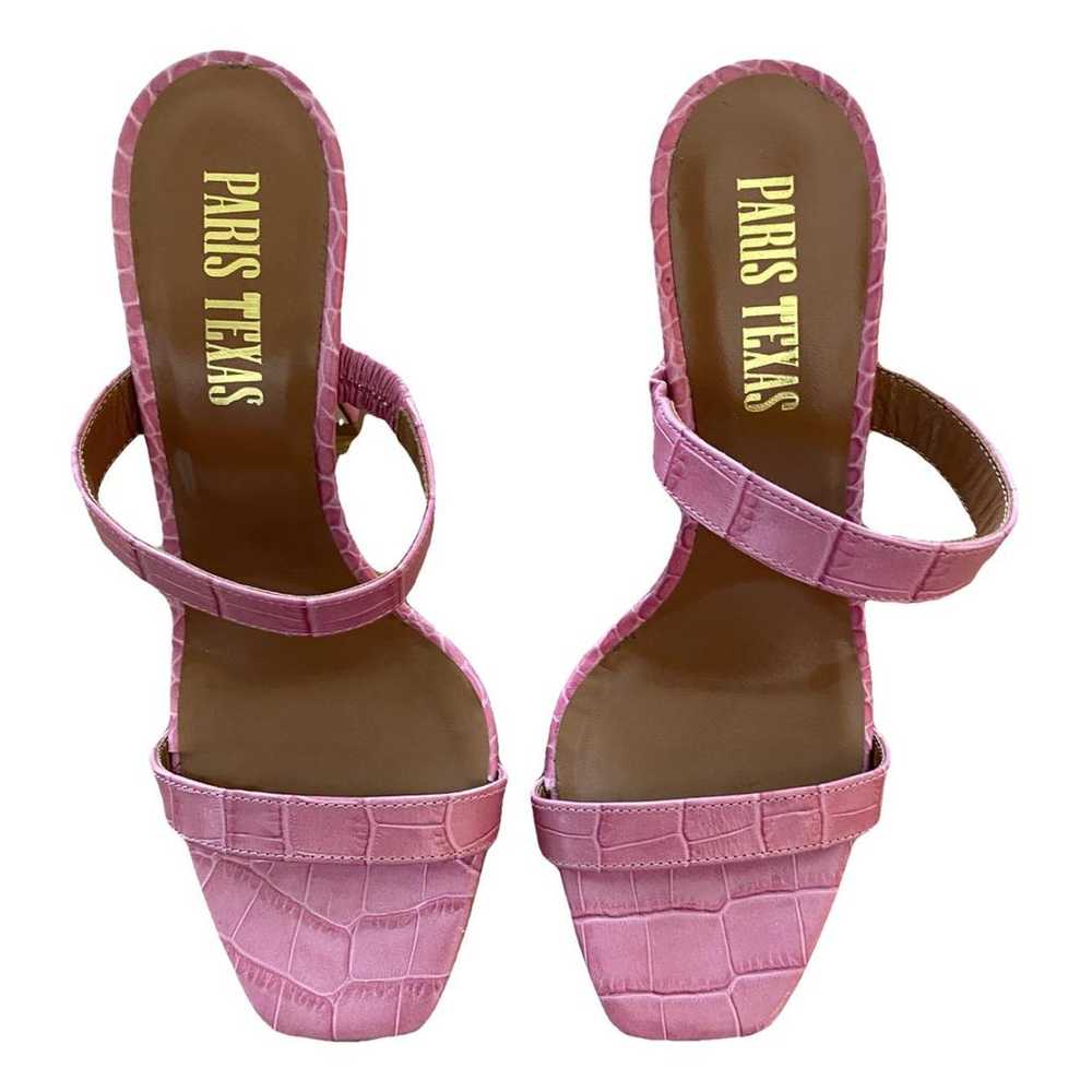 Paris Texas Leather sandal - image 1