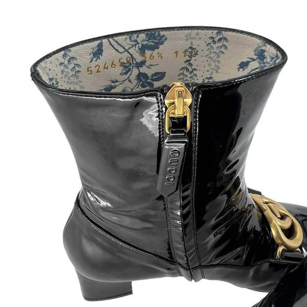 Gucci Patent leather boots - image 12