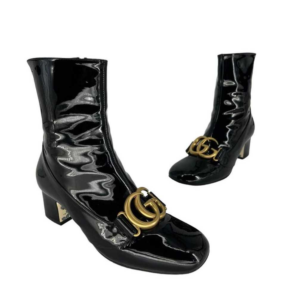 Gucci Patent leather boots - image 5
