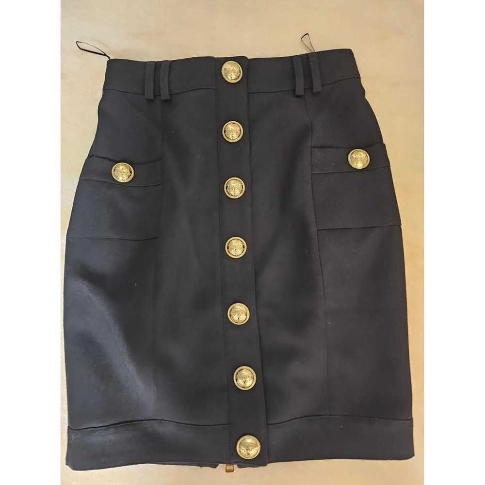 Balmain Wool mini skirt - image 3