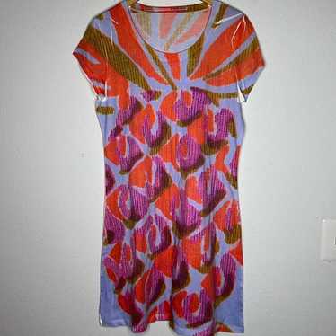 Before + After wearable art tye dye dress size Lar