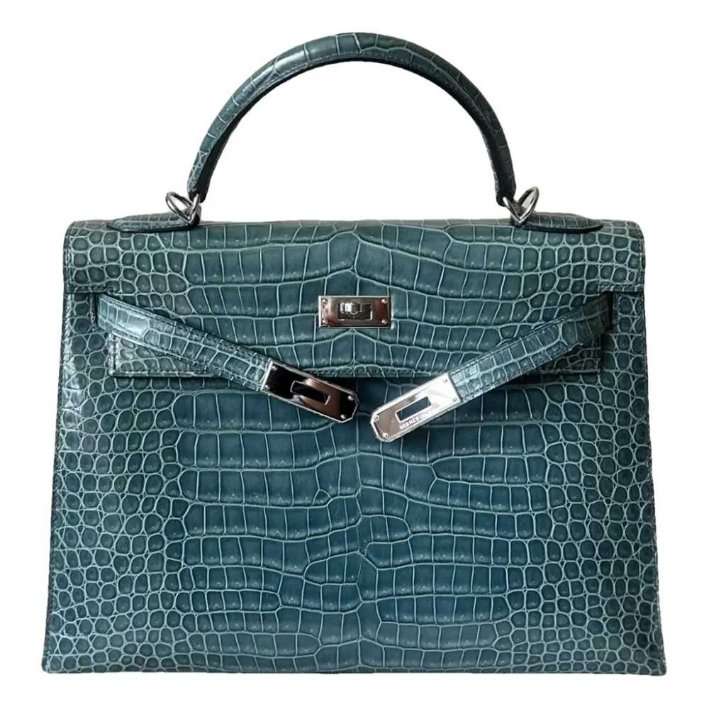 Hermès Kelly 32 crocodile handbag - image 1