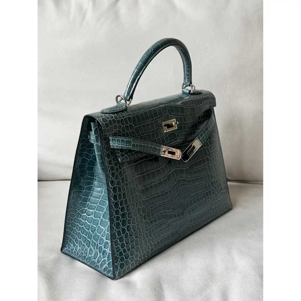 Hermès Kelly 32 crocodile handbag - image 6