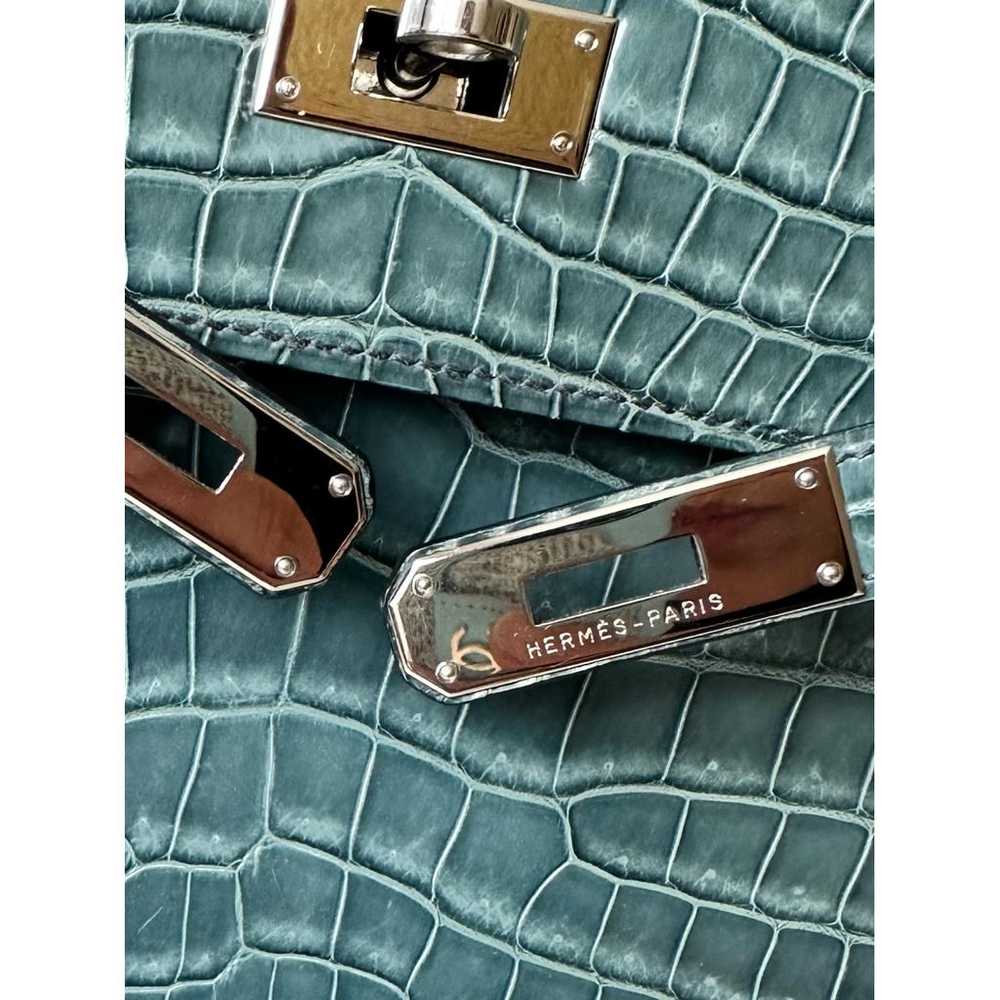 Hermès Kelly 32 crocodile handbag - image 7